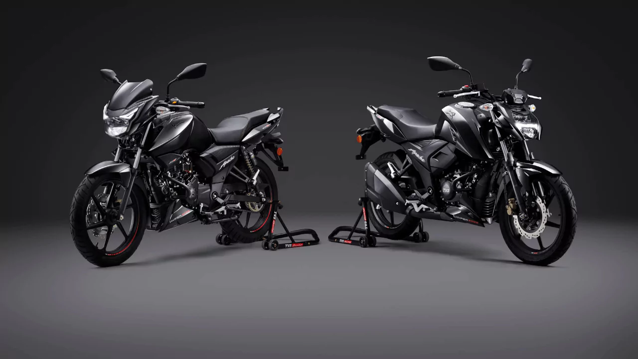 TVS Apache RTR Black Edition: ...